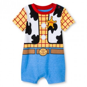 Baby Boys' Toy Story Woody Bodysuit White 0